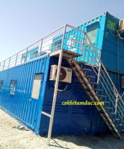 Cầu thang sắt container