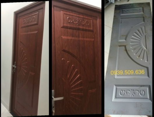 Cửa sắt bằng tôn quạt lớn. Cần cắt tôn xin liên hệ 0934.63.7879 - 0939.509.636