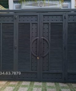 Cổng sắt 4 cánh đẹp tại Tp HCM