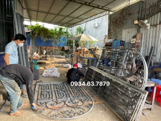 Ghép bông, lên khung, gò rèn chỉnh sửa cho mềm mượt