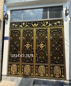 Cổng sắt mỹ thuật 4 cánh 2026