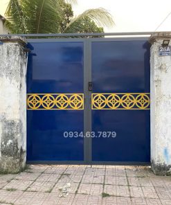 Cửa sắt bịt tôn 4 cánh 2025 cơ khí Tâm Đức