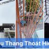 Cầu thang thoát hiểm nhà phố