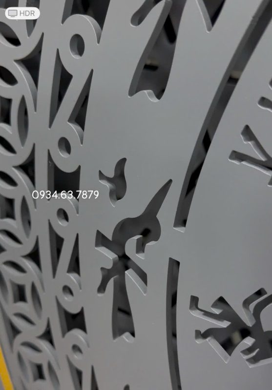 Sắt và cnc dày, chắc chắn. Hình hoa văn cnc đẹp thông dụng