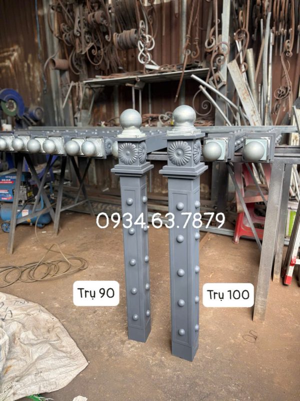 Trụ sắt hộp đẹp cơ khí Tâm Đức