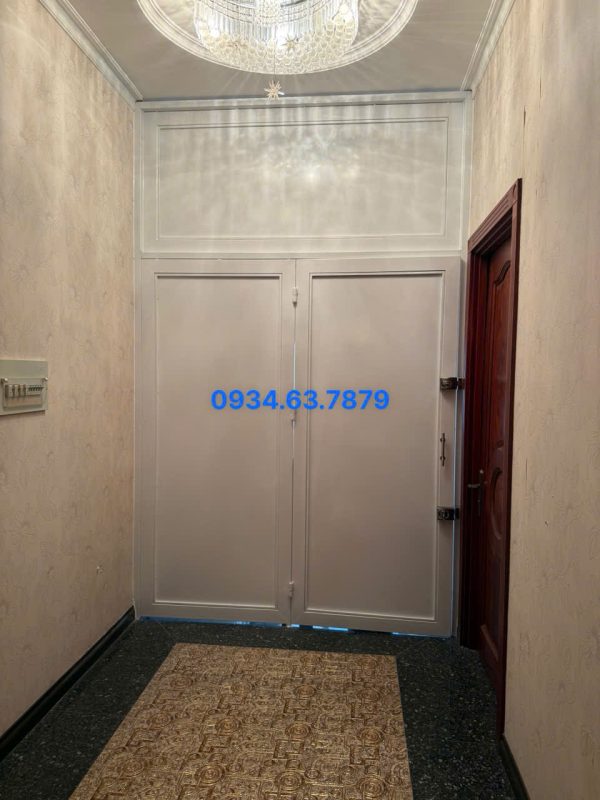 Hoàn thiện cửa sắt và bàn giao đưa vào sử dụng
